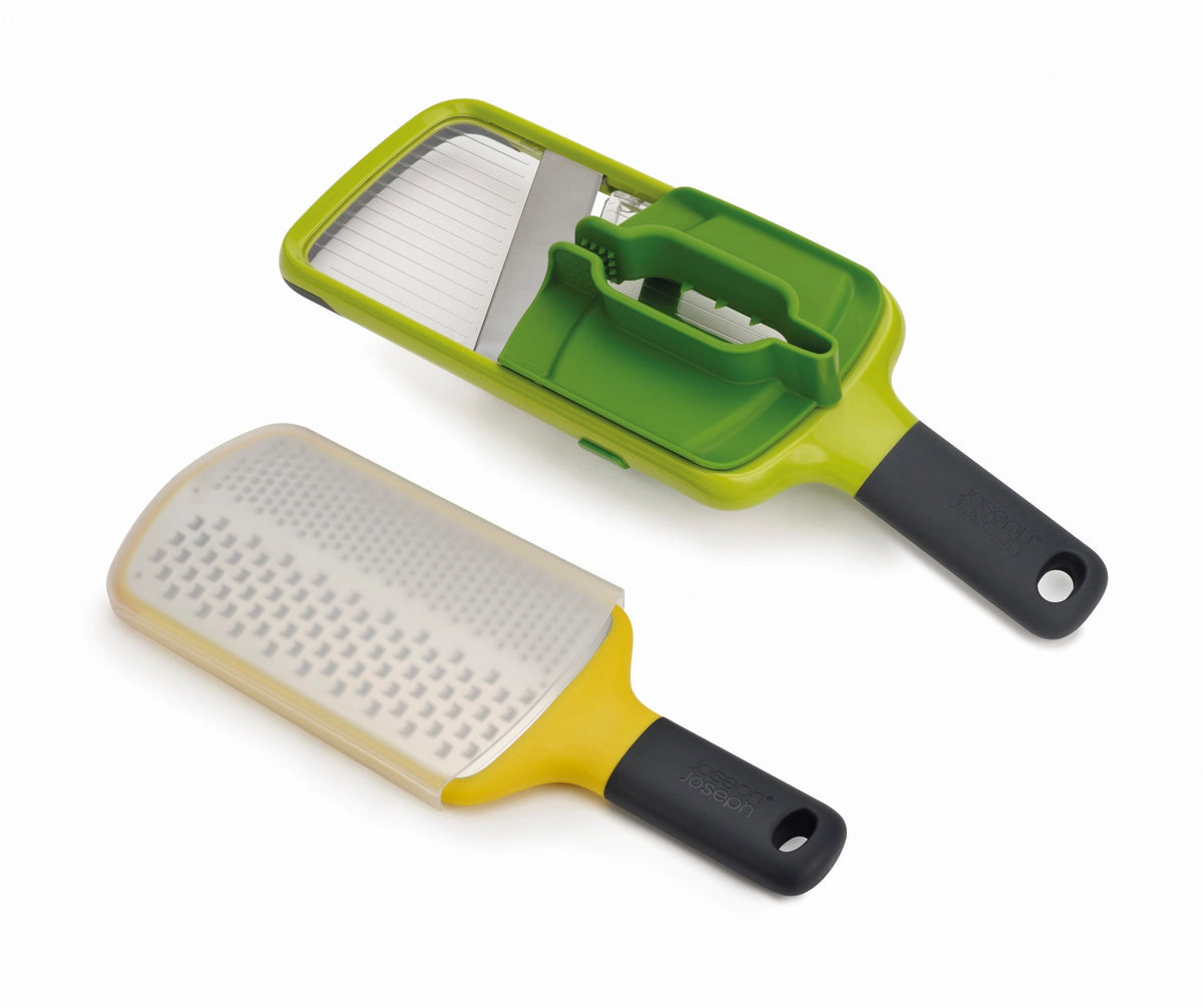 Promo Gadget Set 2tlg. Multi-Grip Mand. Multi-Grate Reibe in  präsentiert im Onlineshop von KAQTU Design AG. Reiben + Raffeln ist von Joseph Joseph