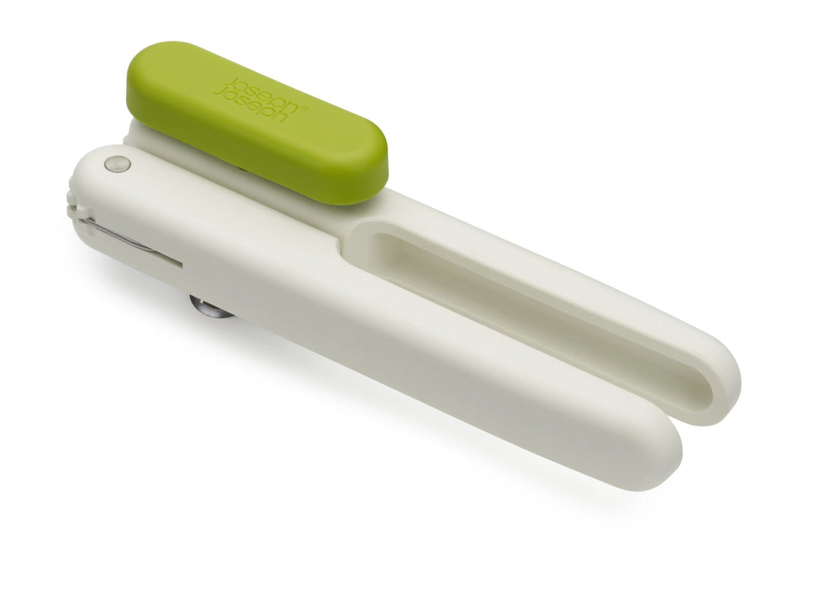 Pivot 3-in-1 Dosenöffner, Kapselöffner mit Ringdeckelhacken in Grün präsentiert im Onlineshop von KAQTU Design AG. Küchenhelfer ist von Joseph Joseph