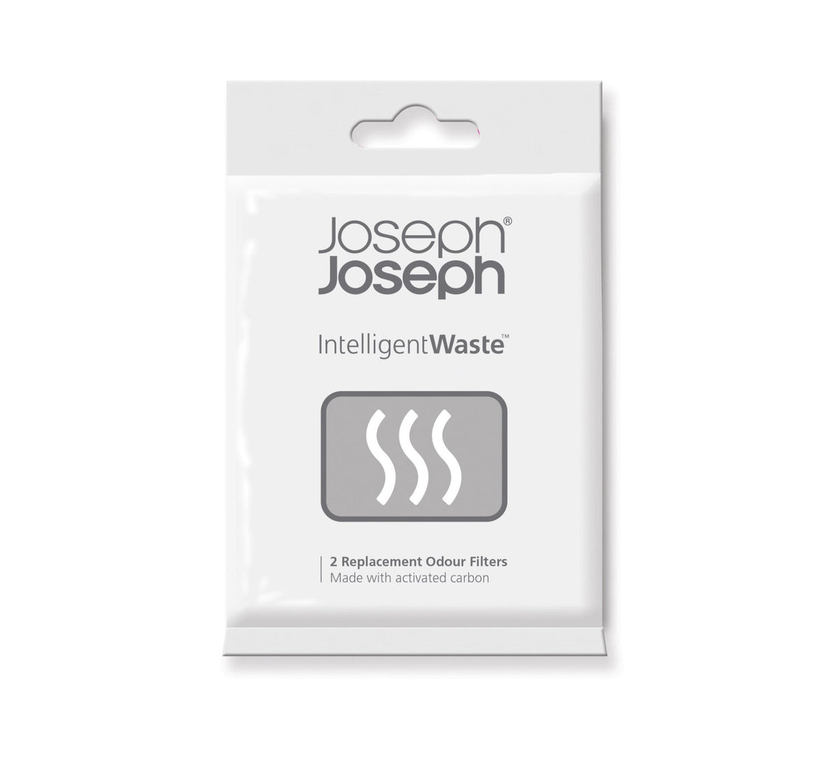 2er Set Ersatz Geruchfilter für JJ30107 in Weiss präsentiert im Onlineshop von KAQTU Design AG. Mülleimer ist von Joseph Joseph