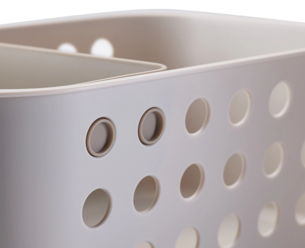 EasyStore Aufbewahrungskorb in Beige präsentiert im Onlineshop von KAQTU Design AG. Aufbewahrungsbehälter ist von Joseph Joseph