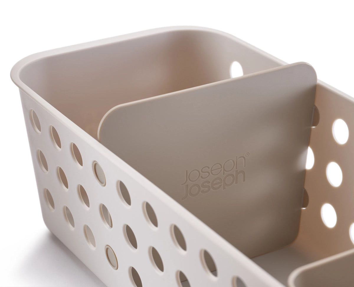 EasyStore Aufbewahrungskorb in Beige präsentiert im Onlineshop von KAQTU Design AG. Aufbewahrungsbehälter ist von Joseph Joseph