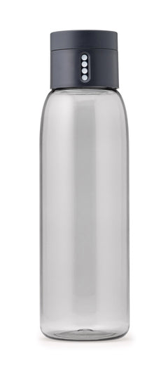 Dot Trinkflasche, transp. grau, 600 ml