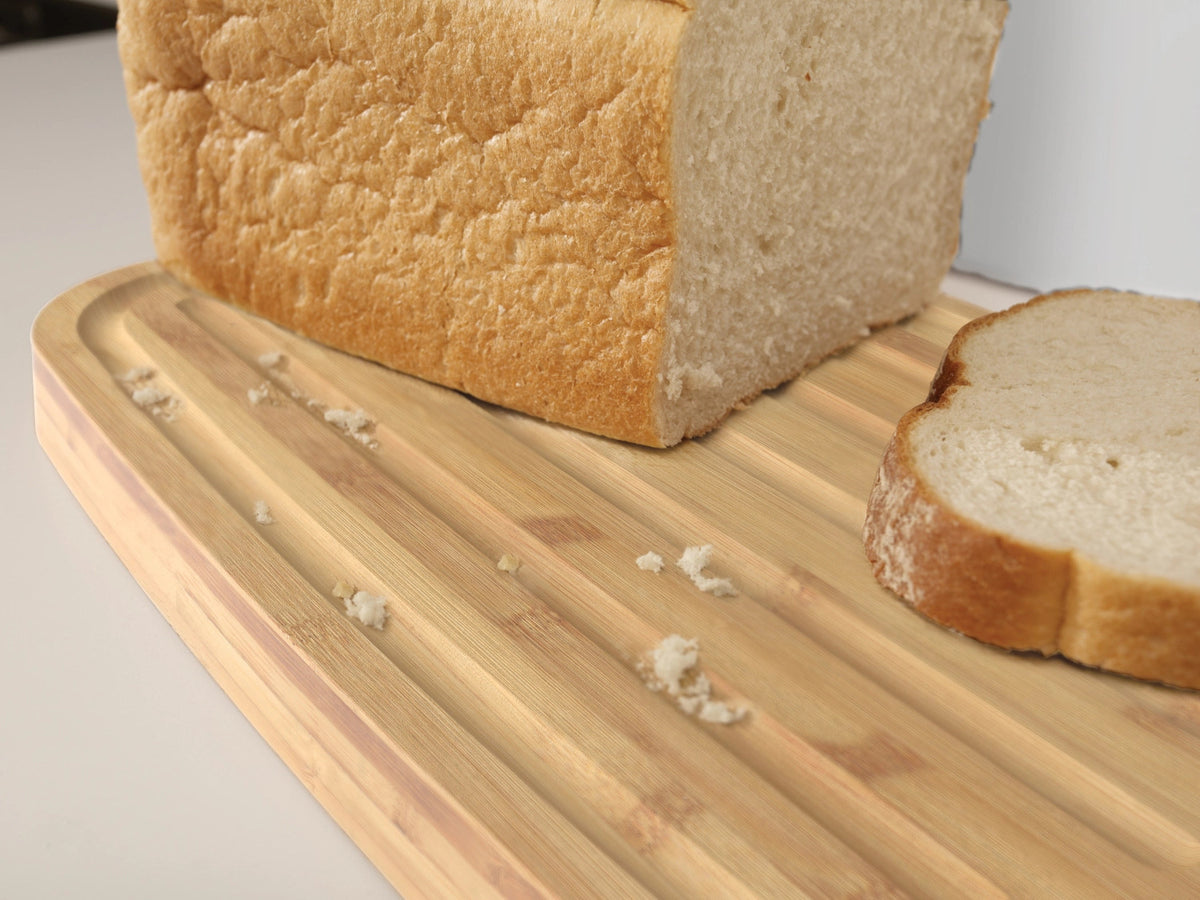 Brotbox Polypropylen Bambus, weiss, 37x18x22 cm in Weiss präsentiert im Onlineshop von KAQTU Design AG. Brotsack ist von Joseph Joseph