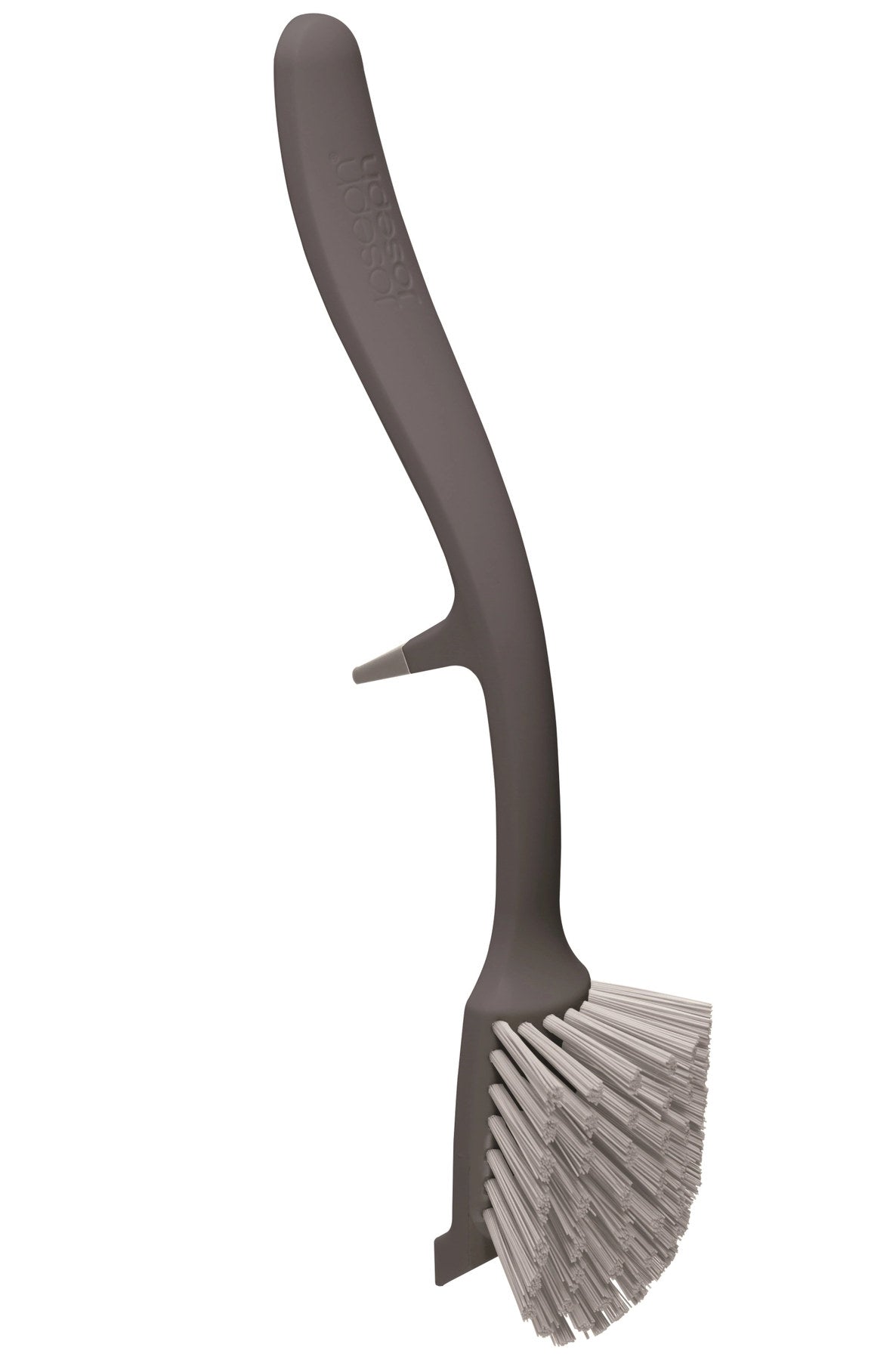 Edge Dish Reinigungsbürste grau in Silber präsentiert im Onlineshop von KAQTU Design AG. Abwasch ist von Joseph Joseph