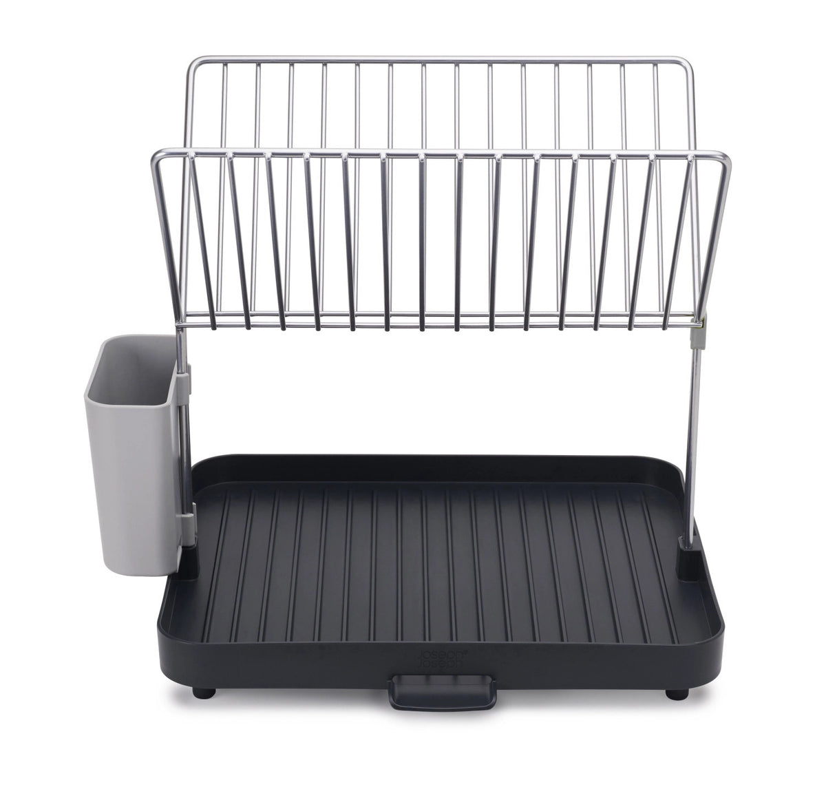 Y-Rack Geschirrabtropfständer m. Gitter, grau in Silber präsentiert im Onlineshop von KAQTU Design AG. Abwasch ist von Joseph Joseph