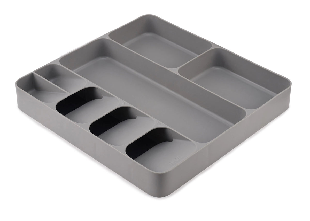 DrawerStore Besteckeinlage, grau, 38.4x39.7x5.3cm in Silber präsentiert im Onlineshop von KAQTU Design AG. Küchenhelfer ist von Joseph Joseph