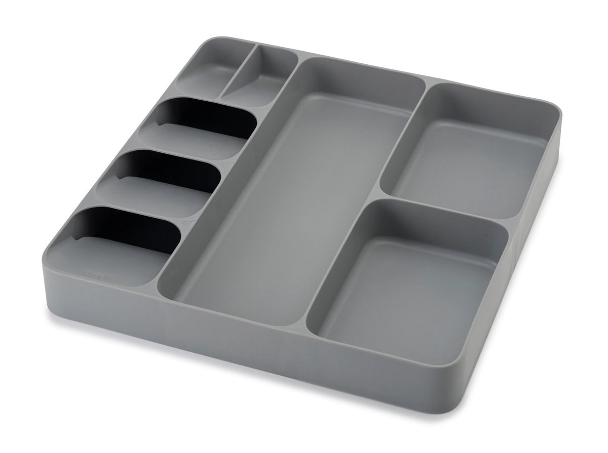 DrawerStore Besteckeinlage, grau, 38.4x39.7x5.3cm in Silber präsentiert im Onlineshop von KAQTU Design AG. Küchenhelfer ist von Joseph Joseph