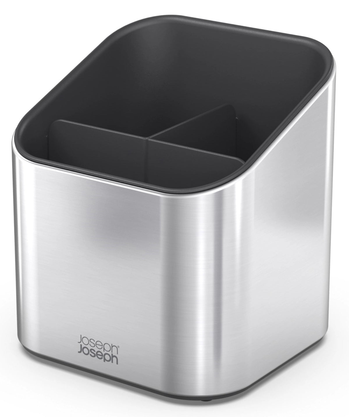 Surface Edelstahl Utensilienbehälter in Silber präsentiert im Onlineshop von KAQTU Design AG. Aufbewahrungsbehälter ist von Joseph Joseph