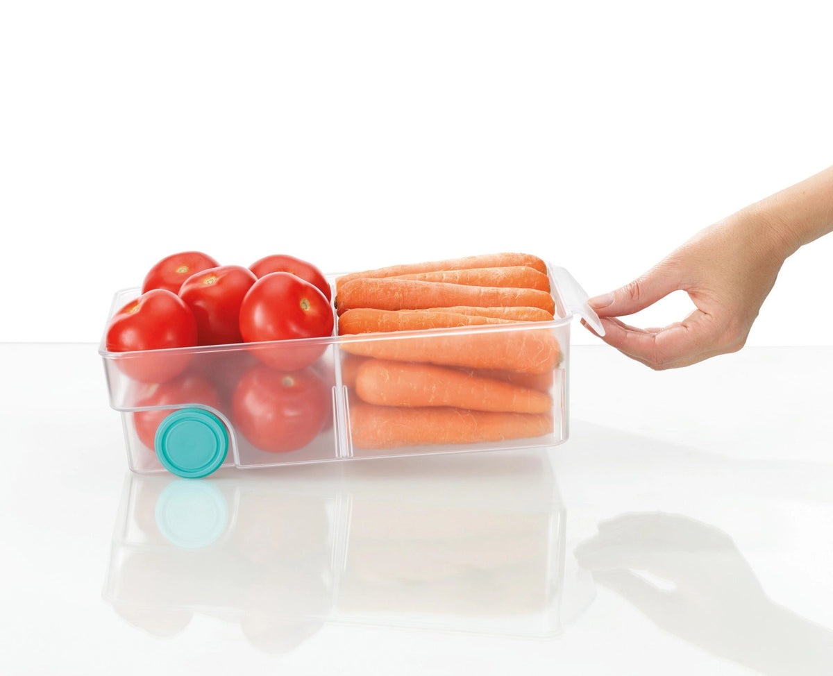 FridgeStore Aufbewahrungsbox gross in Blau präsentiert im Onlineshop von KAQTU Design AG. Aufbewahrungsbehälter ist von Joseph Joseph