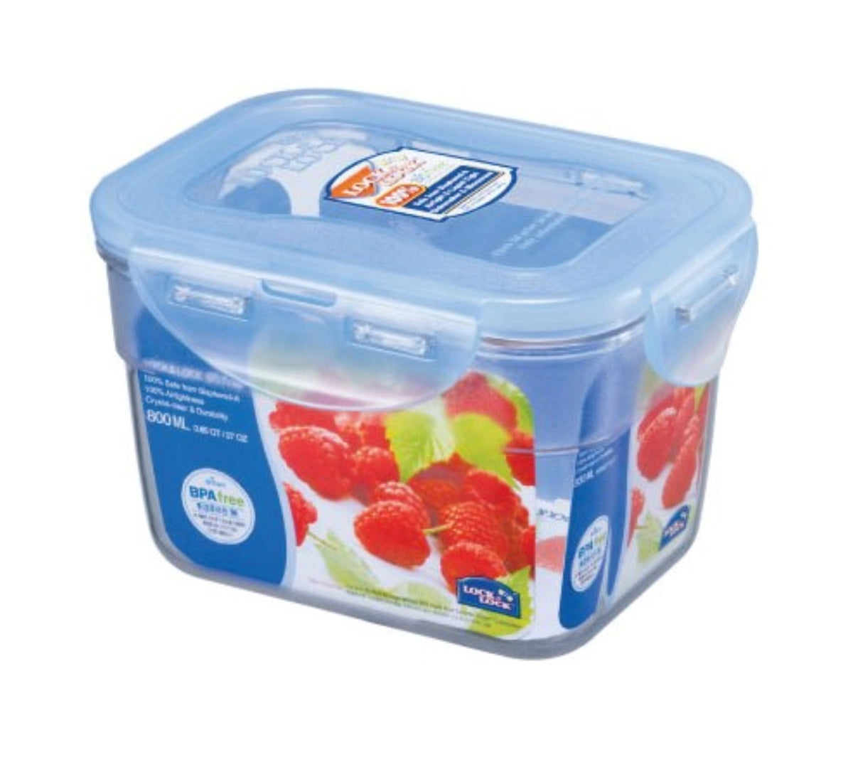 Vorratsdose professional stapelbar 0.8lt 14.5x11x9.4cm in Transparent präsentiert im Onlineshop von KAQTU Design AG. Aufbewahrungsdose ist von Lock&Lock