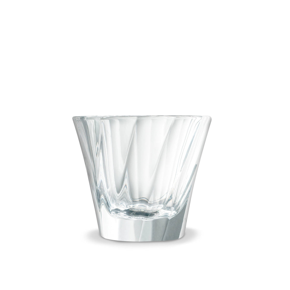 Twisted Espresso Glas  klar , Urban Glass in Transparent präsentiert im Onlineshop von KAQTU Design AG. Espressotassen ist von Loveramics