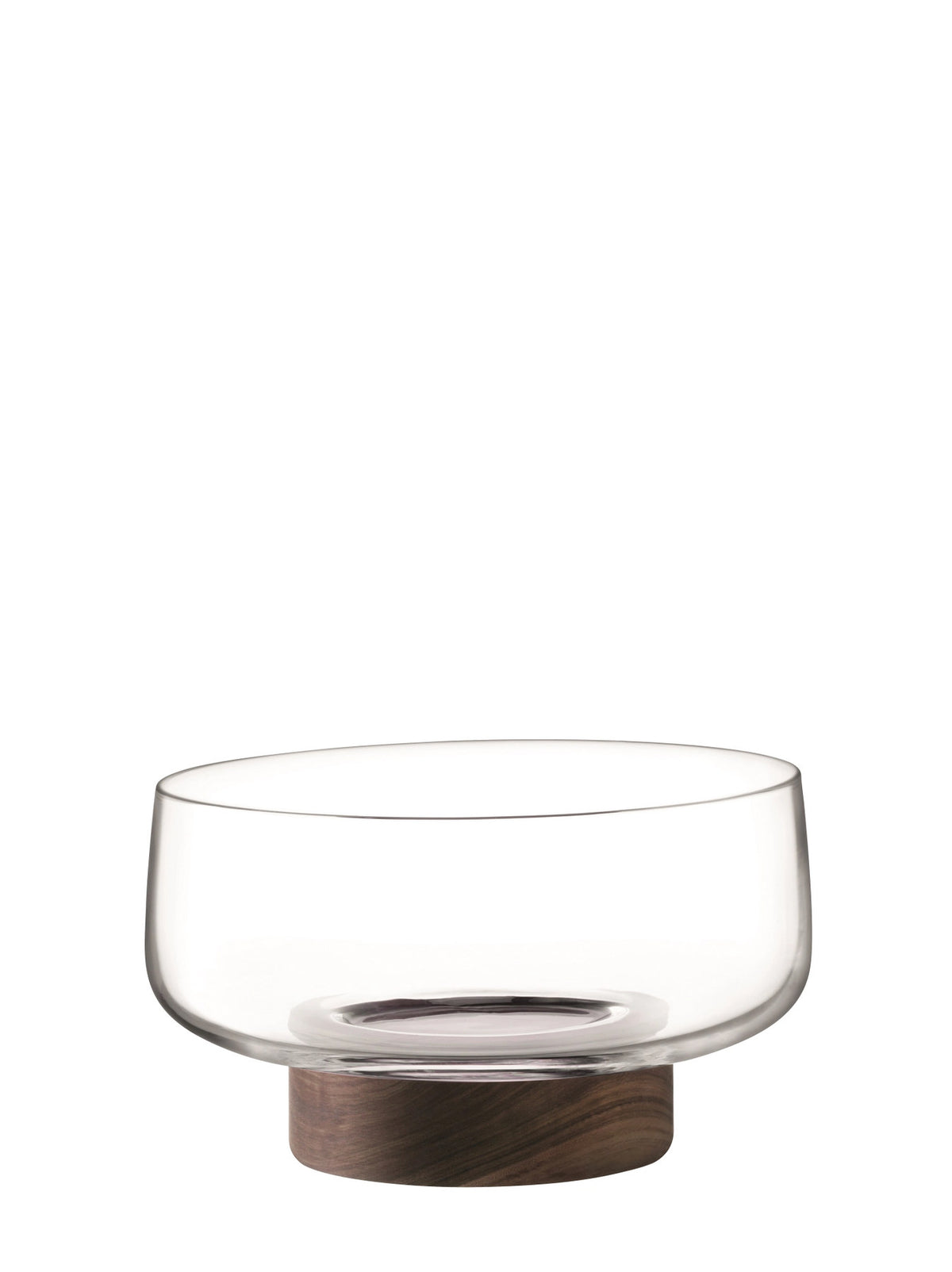 City Schale  Nussbaum Untersetzer Ø30cm klar in Braun präsentiert im Onlineshop von KAQTU Design AG. Schale ist von LSA