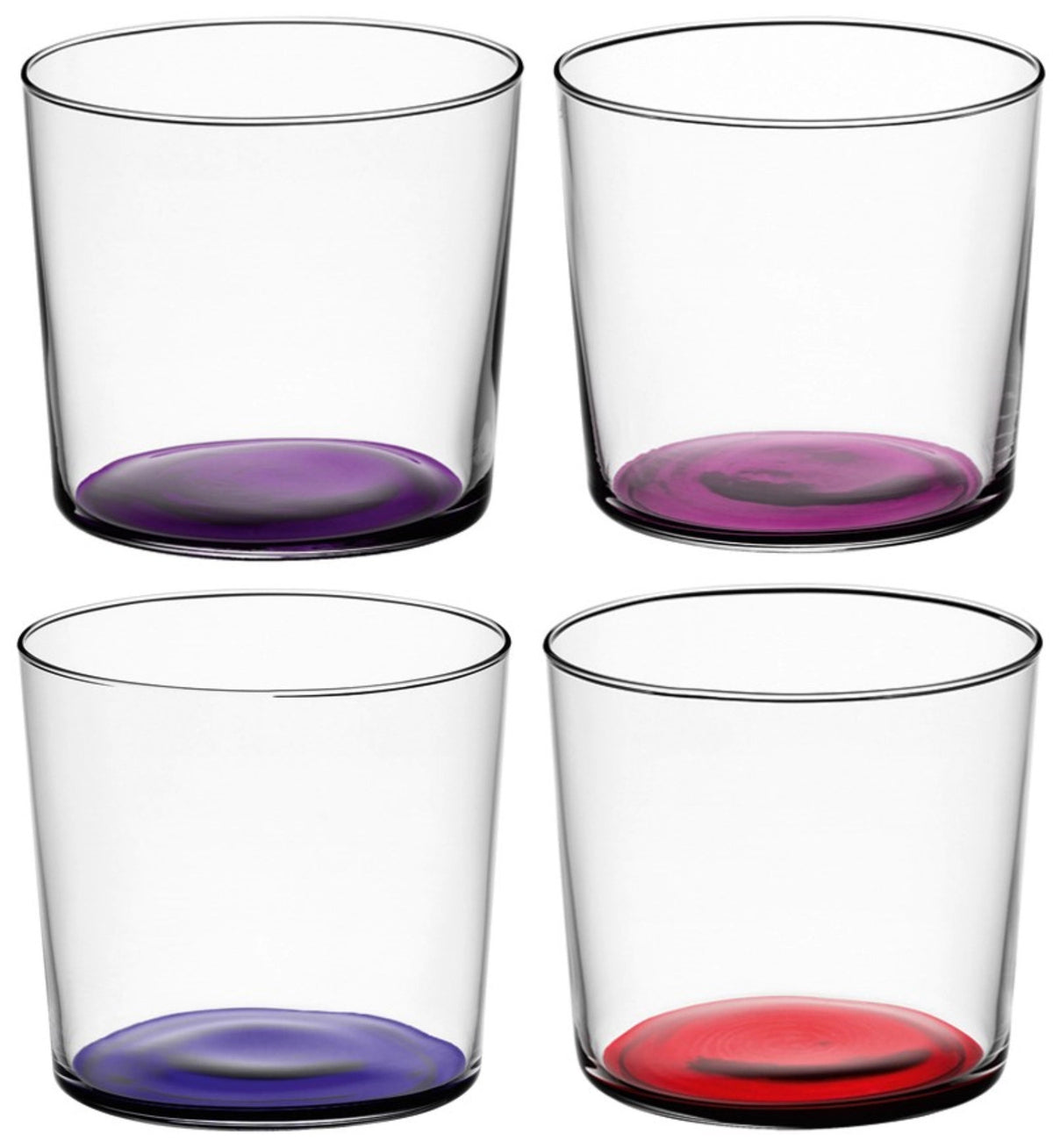 4er Set Coro Becher 310ml in Violett präsentiert im Onlineshop von KAQTU Design AG. Glas ist von LSA