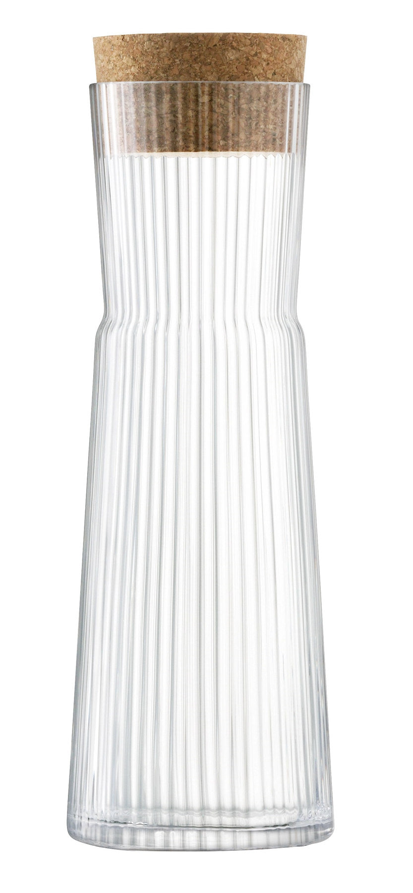 Gio Line Karaffe  Korkstopfen 1.35L Klar in Transparent präsentiert im Onlineshop von KAQTU Design AG. Karaffe ist von LSA