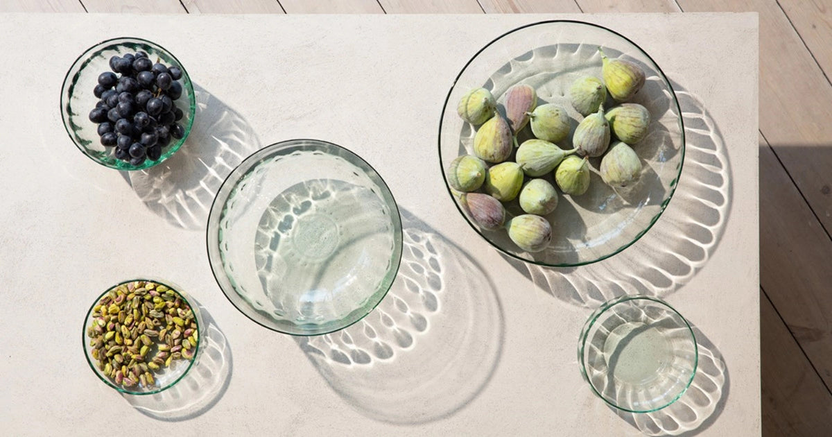 Mia Schale Ø15cm, tief, recy. Optik in Transparent präsentiert im Onlineshop von KAQTU Design AG. Schale ist von LSA