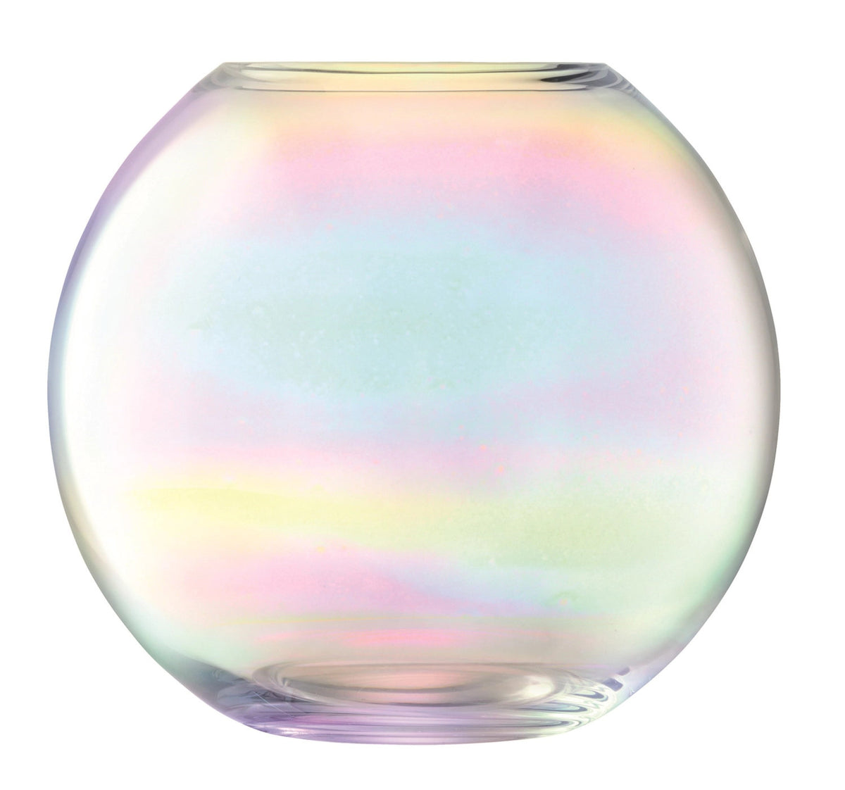 Pearl Vase H16cm - perlmutt in Transparent präsentiert im Onlineshop von KAQTU Design AG. Vase ist von LSA