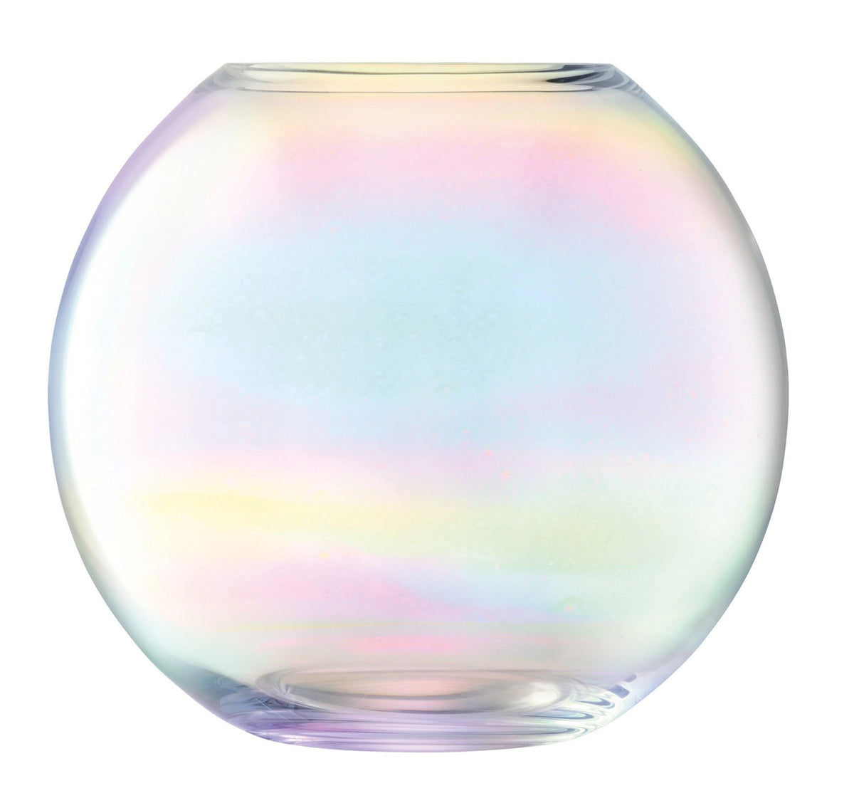 Pearl Vase H24cm - perlmutt in Transparent präsentiert im Onlineshop von KAQTU Design AG. Vase ist von LSA
