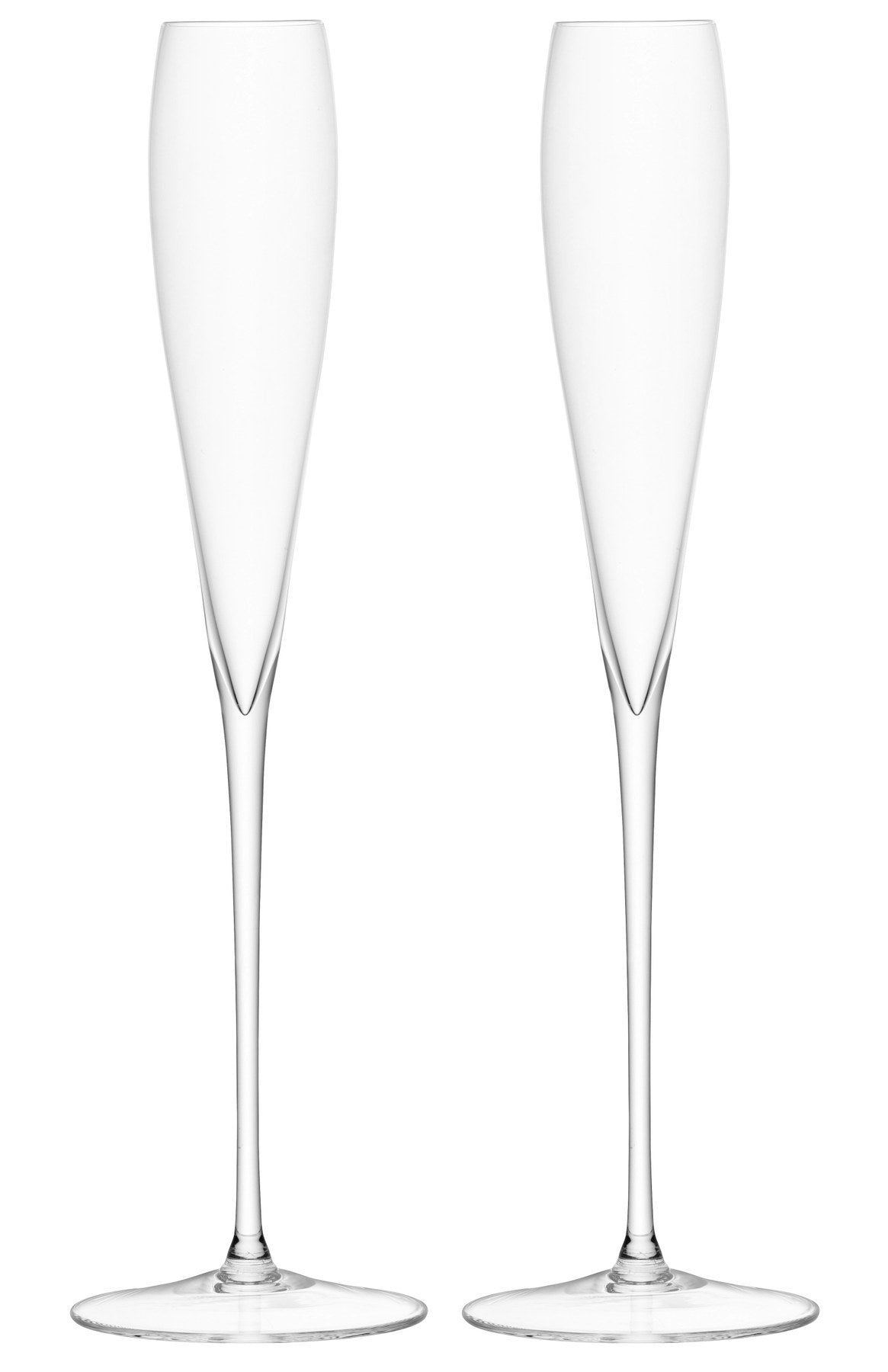 2er Set Wine Sektkelch 100ml - klar in Transparent präsentiert im Onlineshop von KAQTU Design AG. Wein- & Sektglas ist von LSA
