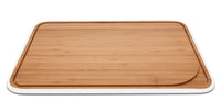 Pebbly Schneidebrett M, weiss 25x35cm