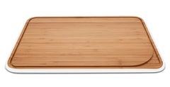 Pebbly Schneidebrett M, weiss 25x35cm