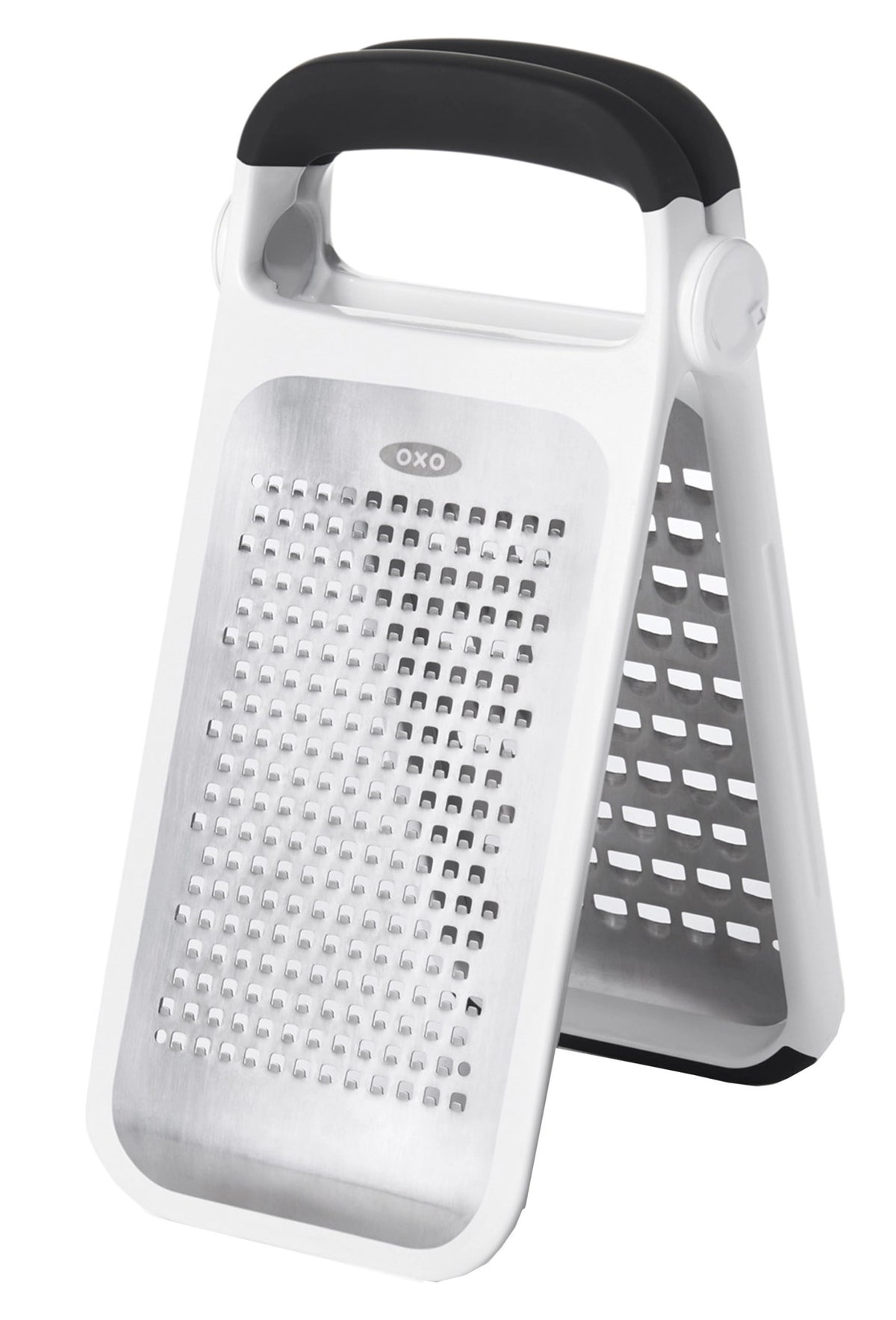 OXO Doppelreibe, geätzt in Weiss präsentiert im Onlineshop von KAQTU Design AG. Küchenhelfer ist von OXO
