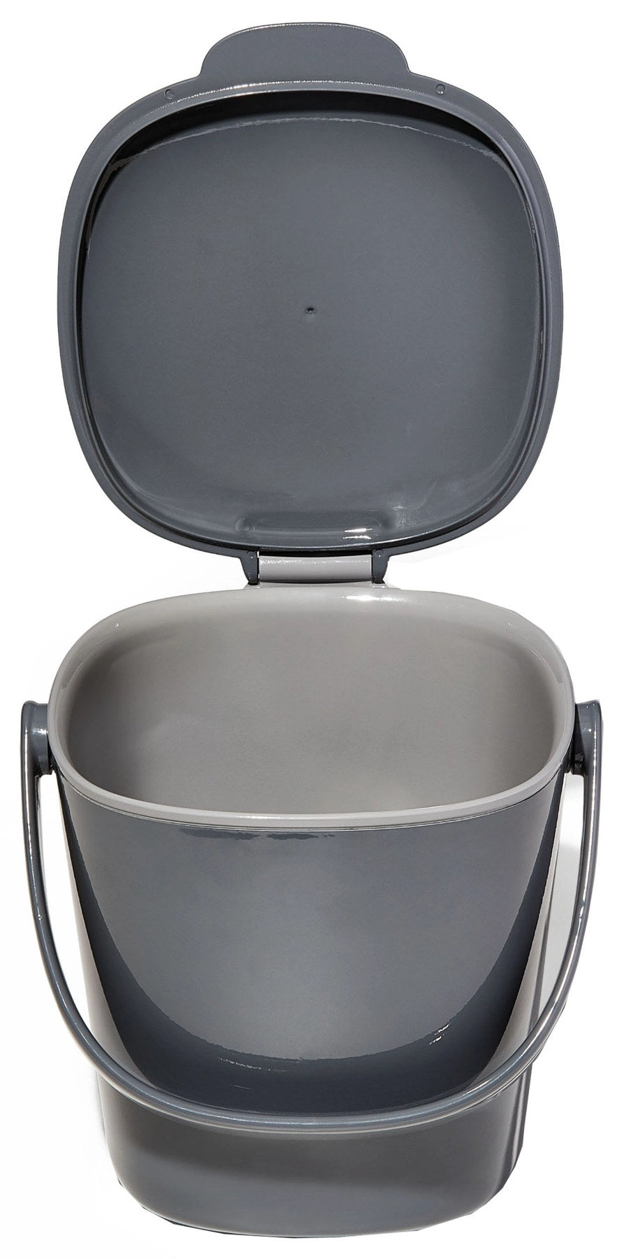 Kompostbehälter schwarz, 2.83L in Grau präsentiert im Onlineshop von KAQTU Design AG. Mülleimer ist von OXO