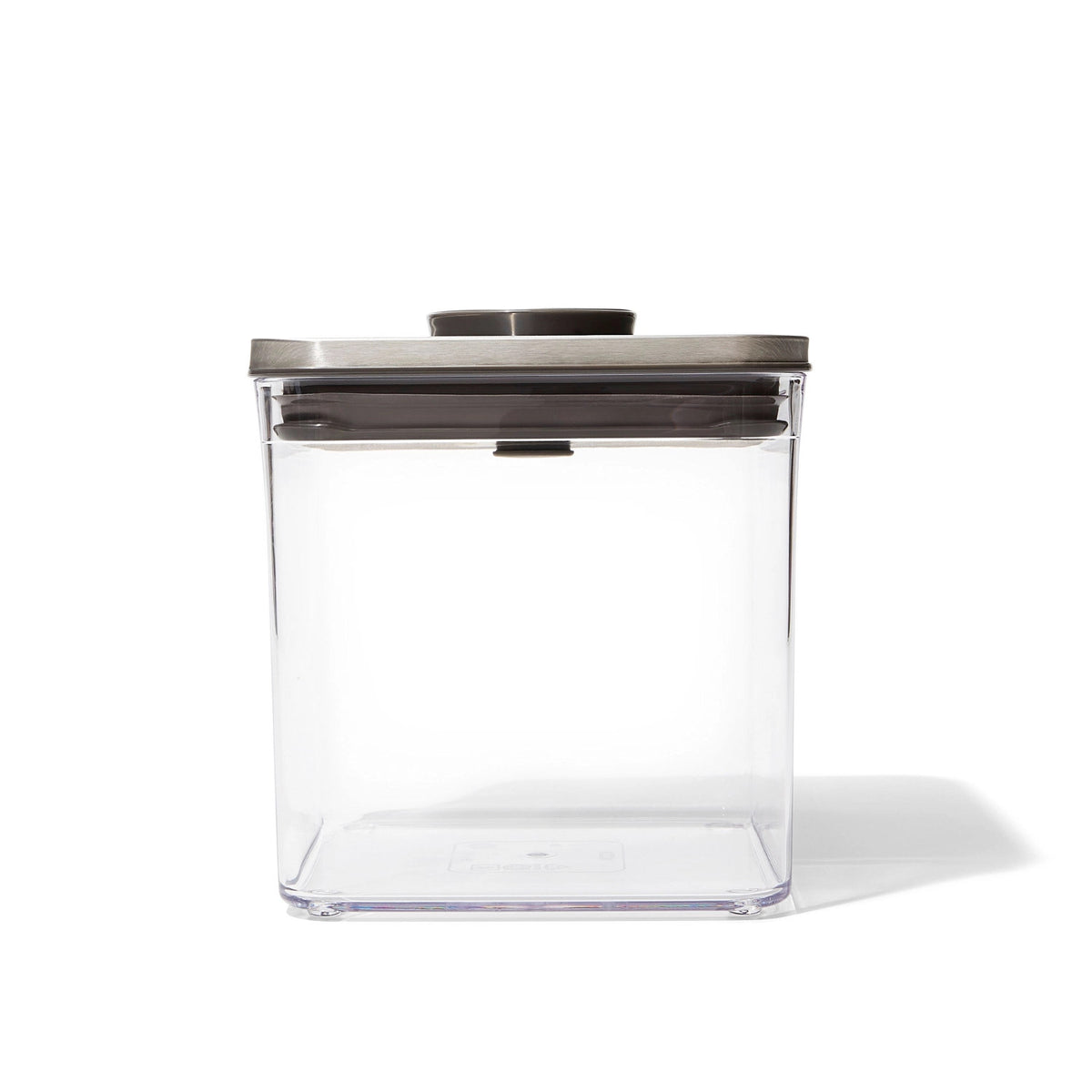 Good Grips Steel POP Behälter, quadratisch, klein, 2.6L in Transparent präsentiert im Onlineshop von KAQTU Design AG. Aufbewahrungsdose ist von OXO