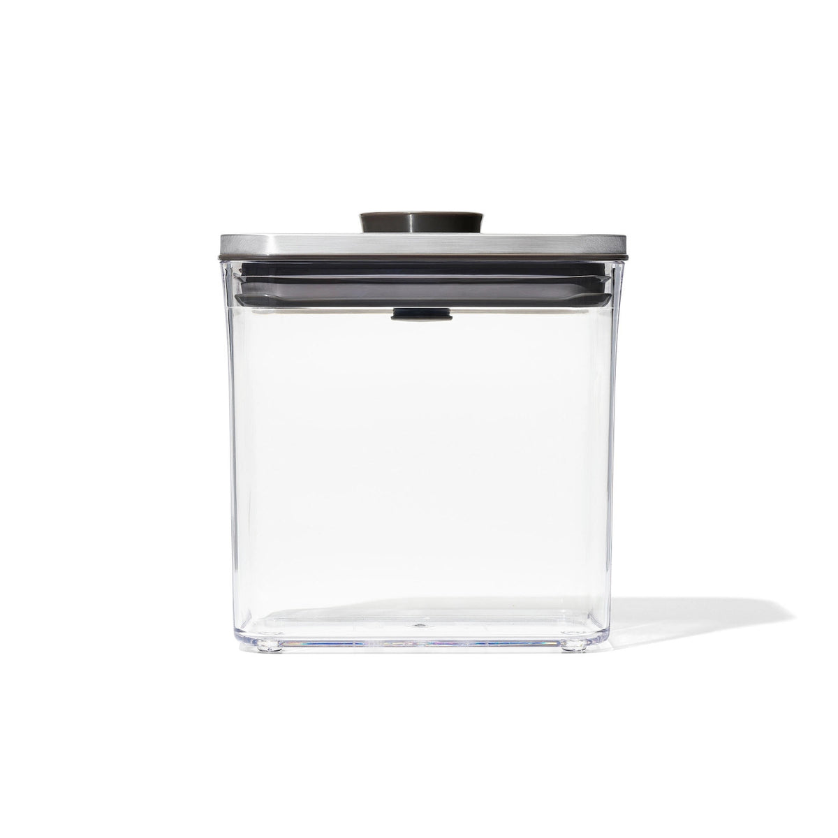 Good Grips Steel POP Behälter, recht., klein, 1.6L in Transparent präsentiert im Onlineshop von KAQTU Design AG. Aufbewahrungsdose ist von OXO