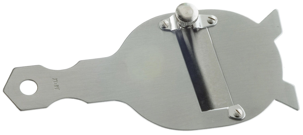 Trüffelschneider Edelstahl in Silber präsentiert im Onlineshop von KAQTU Design AG. Küchenhelfer ist von Piazza