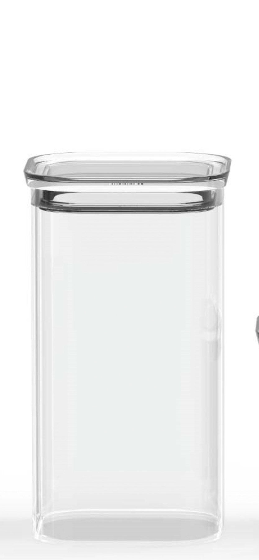 Pebbly Vorratsglas mit Glasdeckel 1.4l 11x11x20cm in Transparent präsentiert im Onlineshop von KAQTU Design AG. Aufbewahrungsdose ist von Pebbly