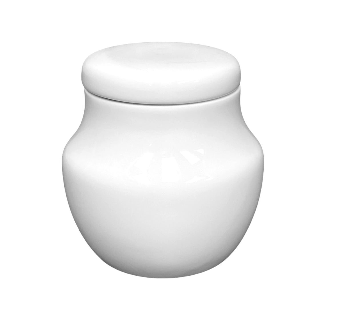 Uni 09 Zuckerdose 0.2lt in Weiss präsentiert im Onlineshop von KAQTU Design AG. Aufbewahrungsdose ist von Royal Porcelain