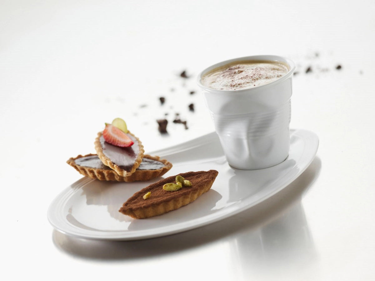 Cappuccino Knitterbecher 18 cl in Weiss präsentiert im Onlineshop von KAQTU Design AG. Kaffeetassen ist von Revol