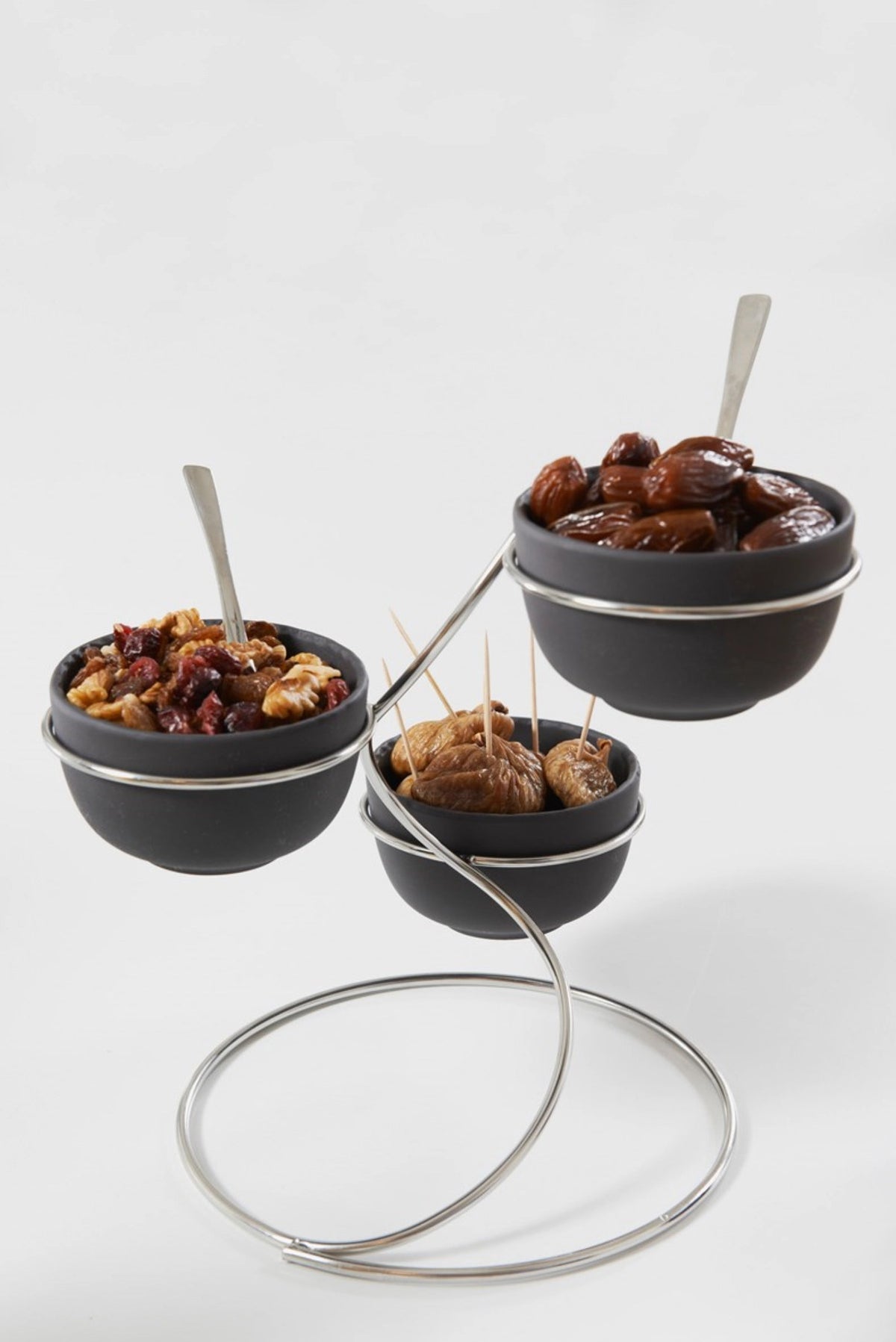 Schale 25 cl, Ø 10 cm, H: 6cm, Schiefer-Stil in Silber präsentiert im Onlineshop von KAQTU Design AG. Schale ist von Revol