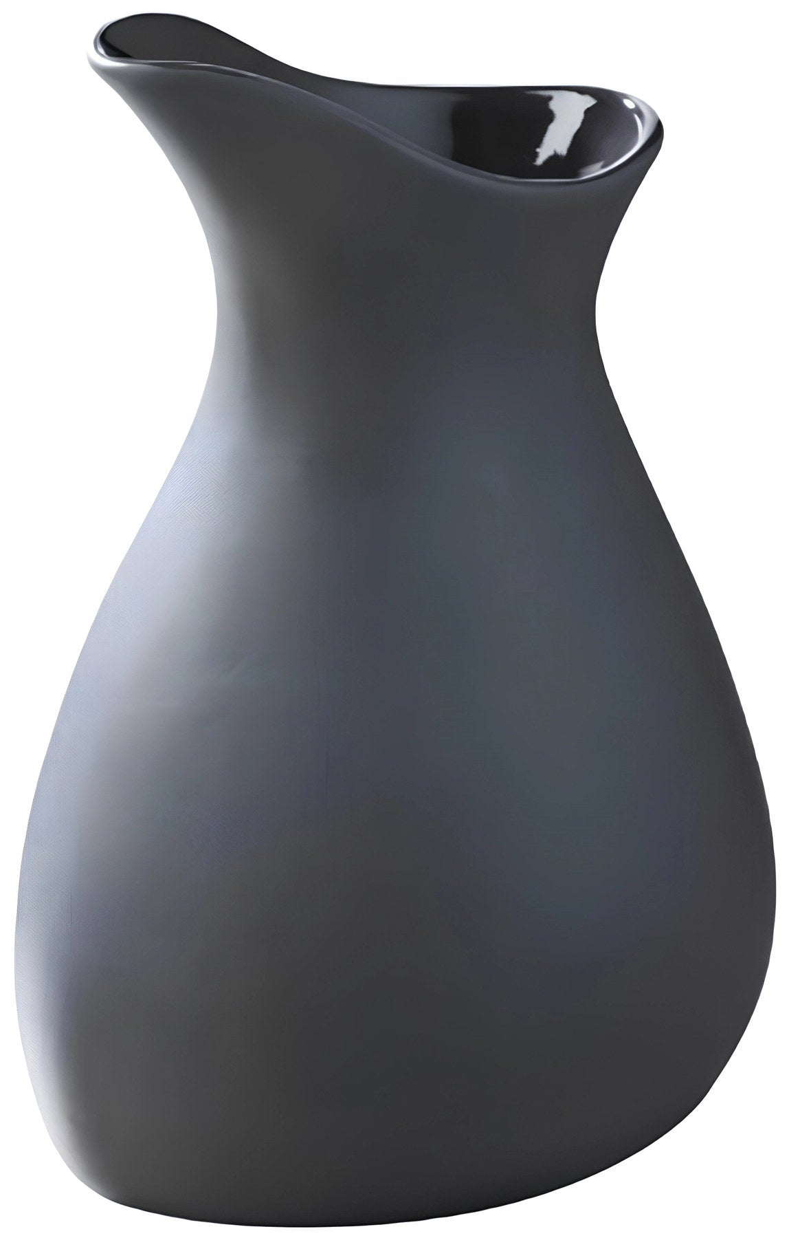Saucen-Kanne 25 cl, Schiefer-Stil, innen schwarz in Schwarz präsentiert im Onlineshop von KAQTU Design AG. Kanne ist von Revol