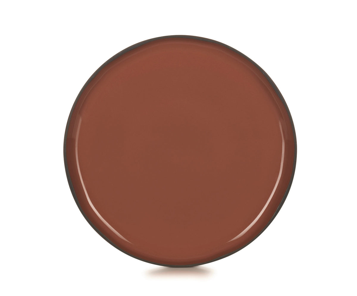 Caractère Speiseteller, Ø26cm, Zimt in Braun präsentiert im Onlineshop von KAQTU Design AG. Teller ist von Revol
