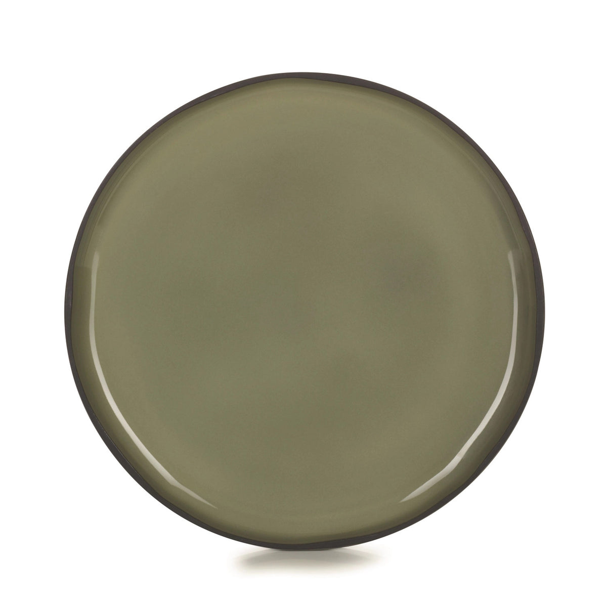 Caractère Speiseteller, Ø28cm, Kardamom in Grün präsentiert im Onlineshop von KAQTU Design AG. Teller ist von Revol