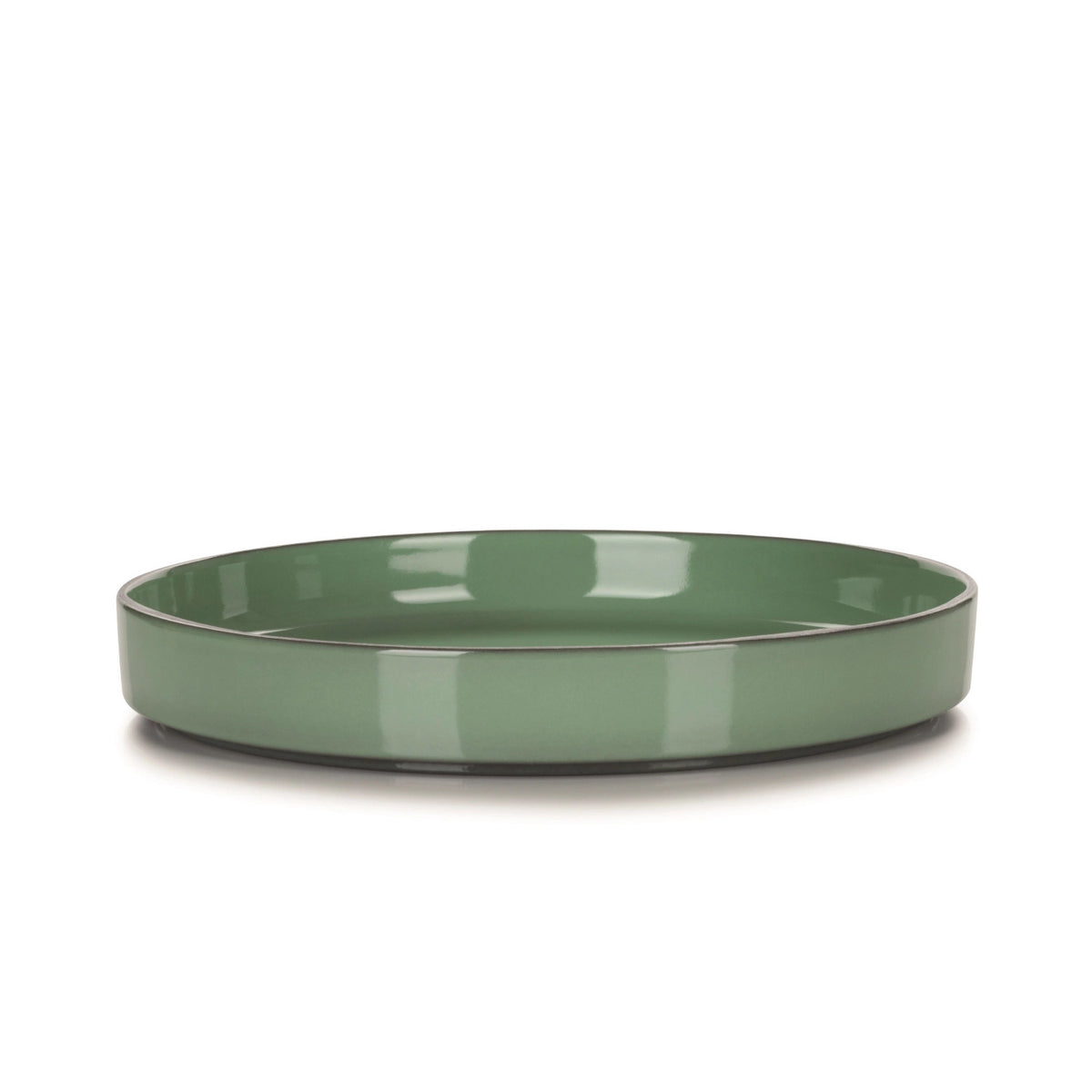 Caractère Gourmetteller, Ø23cm, Minze in Grün präsentiert im Onlineshop von KAQTU Design AG. Teller ist von Revol