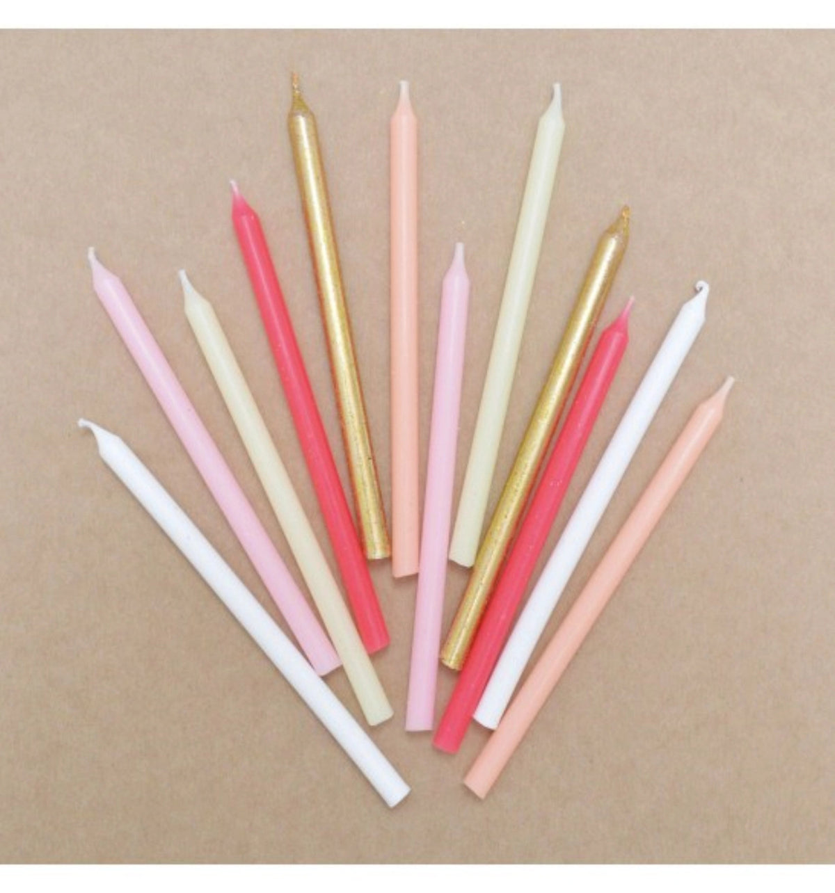12er Set Kerzen lang in Pink präsentiert im Onlineshop von KAQTU Design AG. Kerzen ist von Scrap Cooking