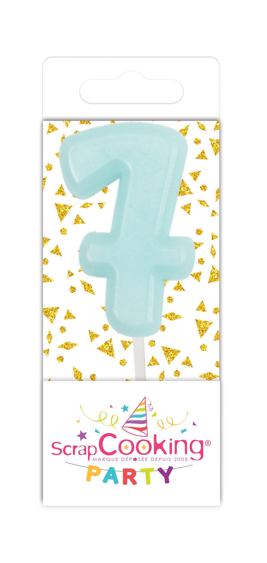 15er Set Kerze Mini Nummer 7 assortiert in Mehrfarbig präsentiert im Onlineshop von KAQTU Design AG. Kerzen ist von Scrap Cooking