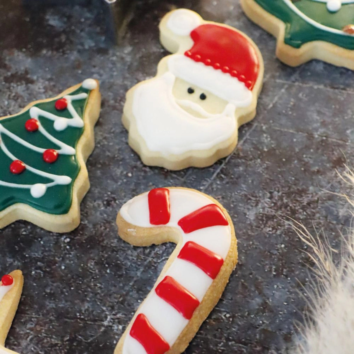 4er Set Ausstecher Weihnachten in Silber präsentiert im Onlineshop von KAQTU Design AG. Ausstecher ist von Scrap Cooking