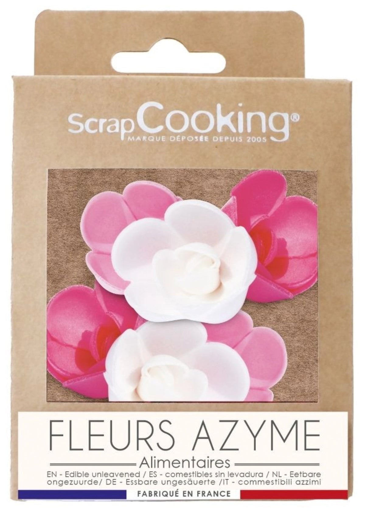 6 Stk. Zuckerfiguren essbar Rosen in Pink präsentiert im Onlineshop von KAQTU Design AG. Zutaten ist von Scrap Cooking