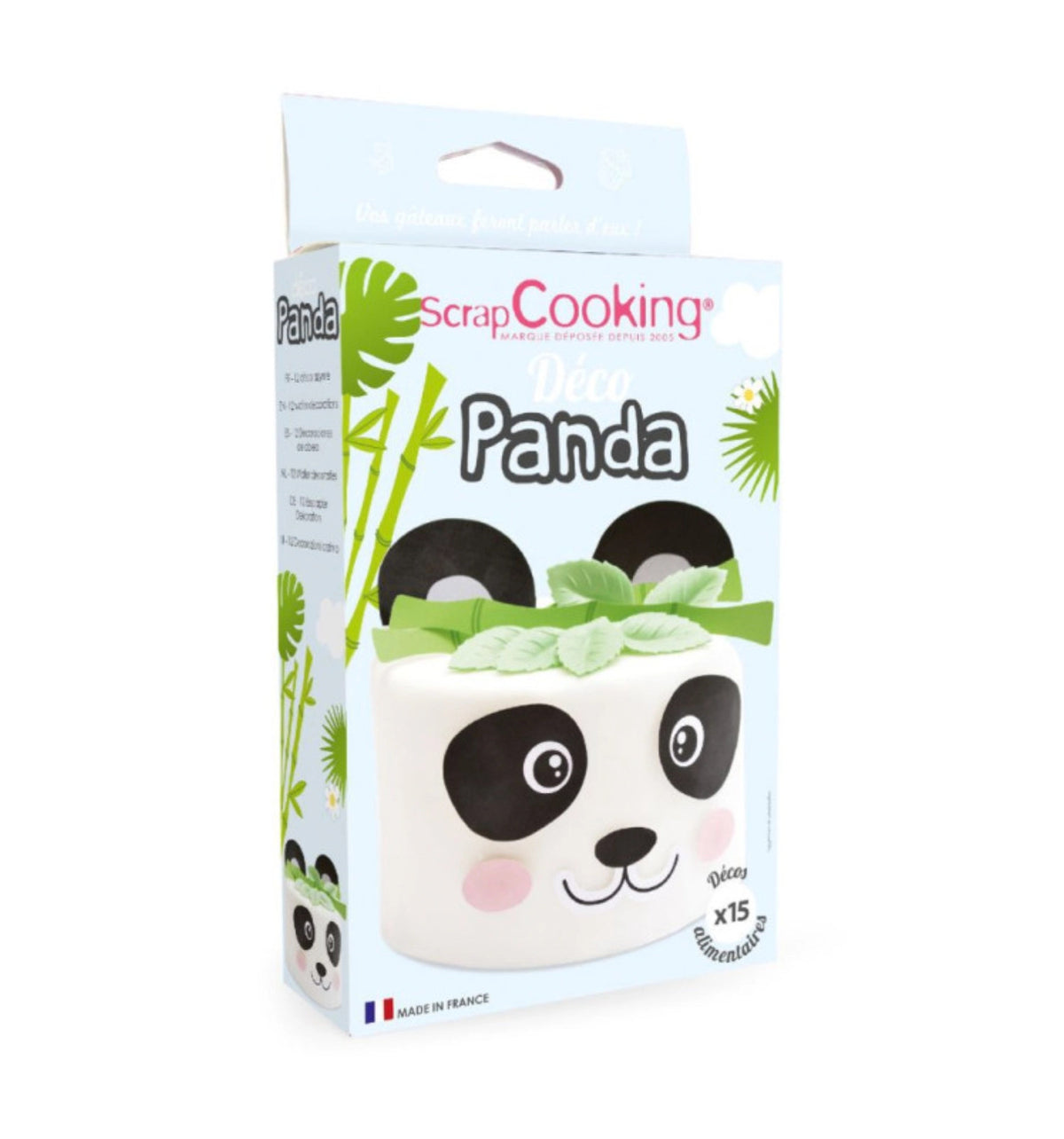 15-tlg. Set Oblaten Deko Panda in Mehrfarbig präsentiert im Onlineshop von KAQTU Design AG. Zutaten ist von Scrap Cooking