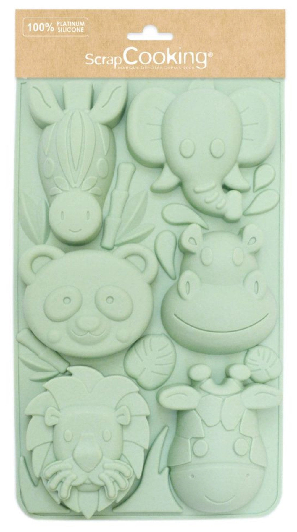 Silikonbackform Jungle in Grün präsentiert im Onlineshop von KAQTU Design AG. Backform / Backblech ist von Scrap Cooking