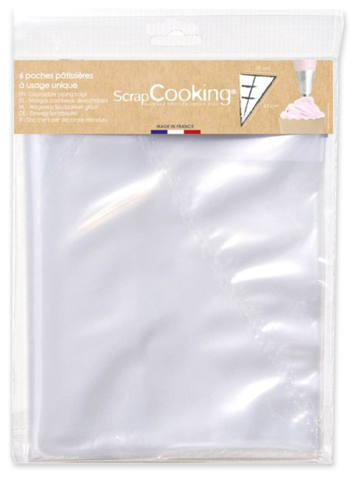 Einmalspritztüten Patisserie in Weiss präsentiert im Onlineshop von KAQTU Design AG. Backutensilien ist von Scrap Cooking