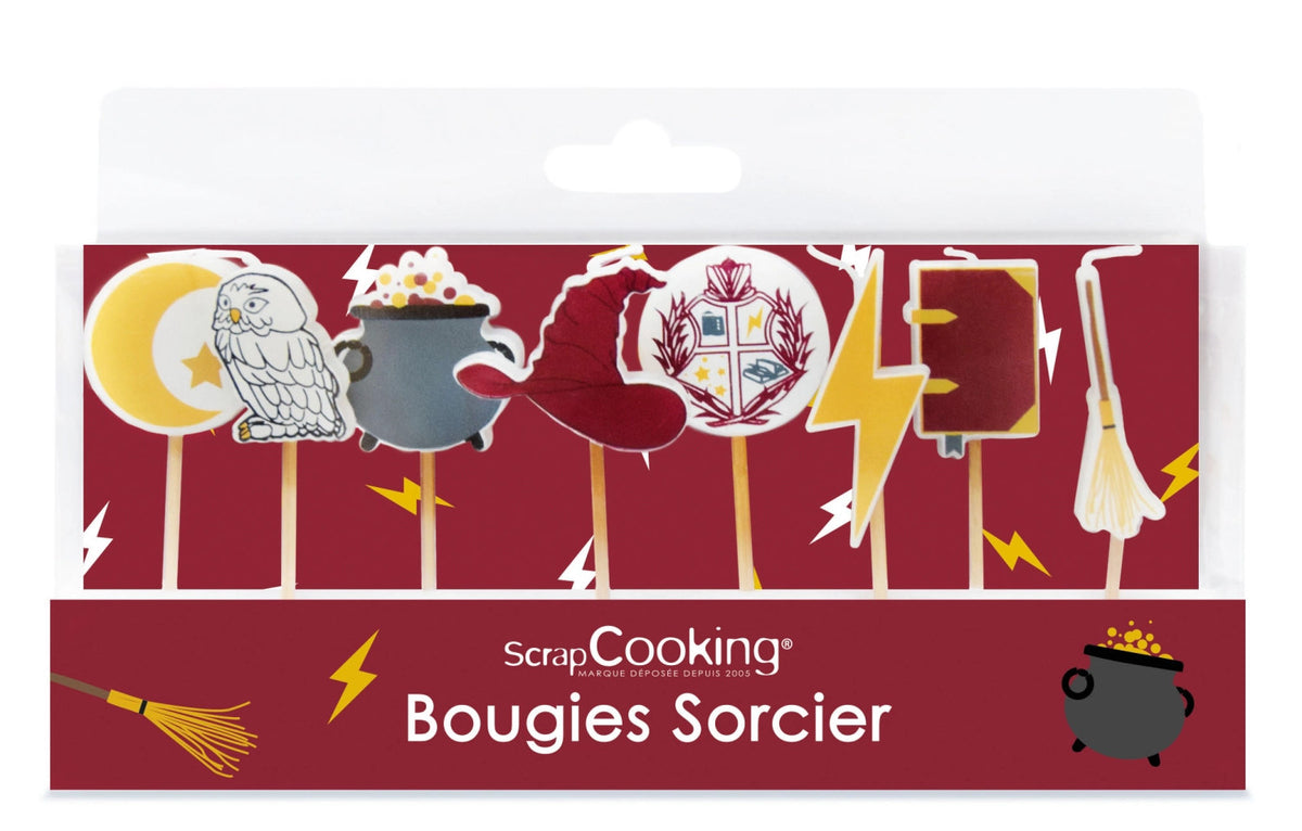 8tlg. Set Kerzen Zauberei in Mehrfarbig präsentiert im Onlineshop von KAQTU Design AG. Kerzen ist von Scrap Cooking