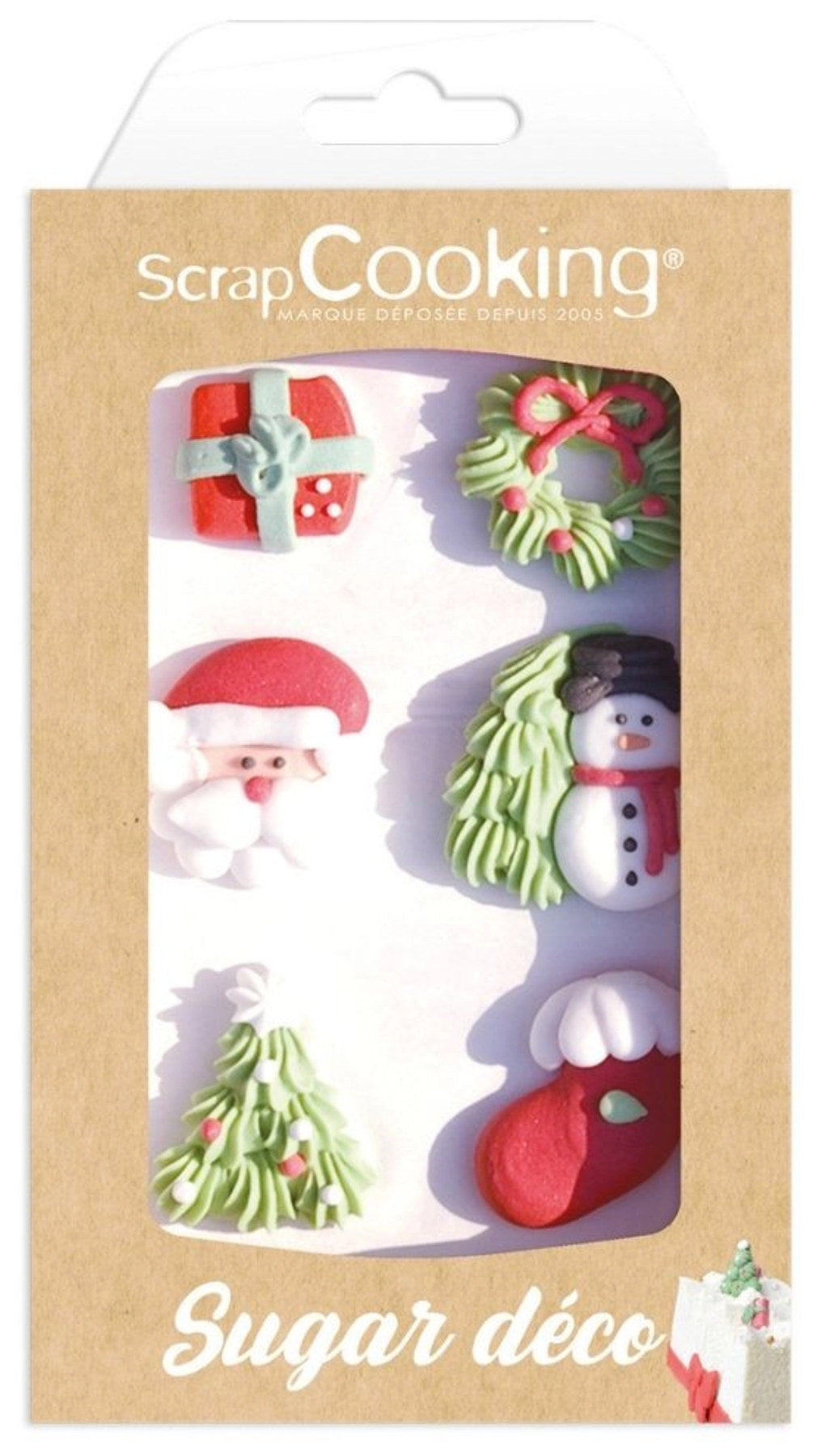 6 Stk. Zucker Deko Weihnachten in Mehrfarbig präsentiert im Onlineshop von KAQTU Design AG. Zutaten ist von Scrap Cooking