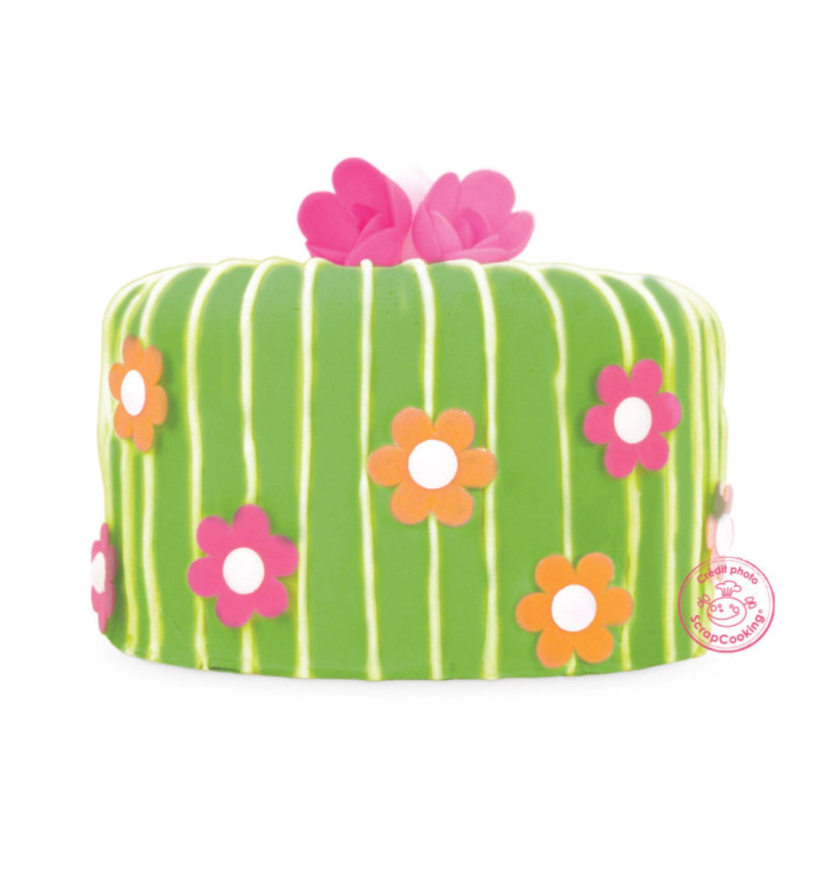 Zuckerfondant ausgerollt grün D36cm 430g in Grün präsentiert im Onlineshop von KAQTU Design AG. Zutaten ist von Scrap Cooking