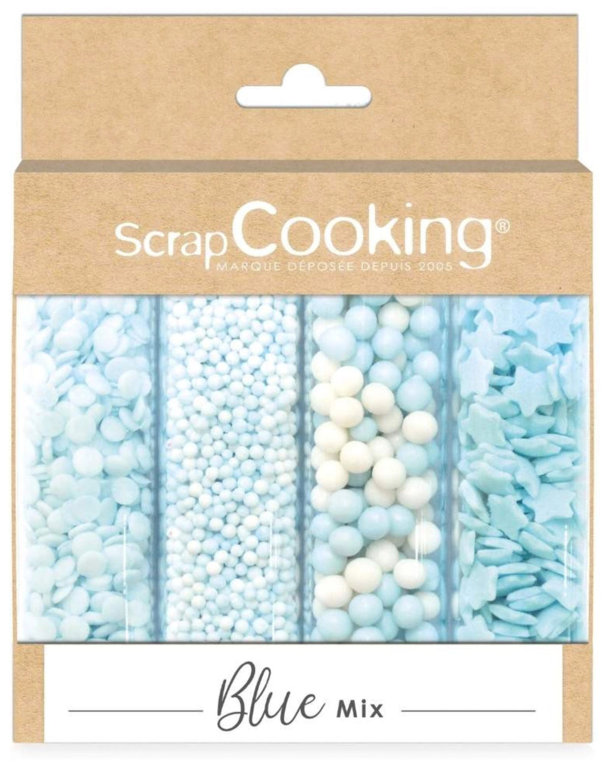 4er Set Zuckerdekors Blue Mix 64g in Blau präsentiert im Onlineshop von KAQTU Design AG. Zutaten ist von Scrap Cooking