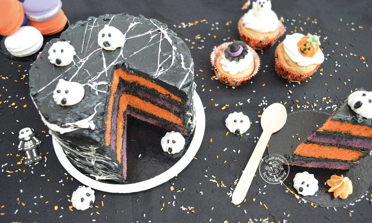 4er Set Zuckerdekors, Halloween Mix, 69g in Mehrfarbig präsentiert im Onlineshop von KAQTU Design AG. Zutaten ist von Scrap Cooking