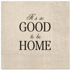 Tovaglioli Pranzo 20x We care Good to be Home 33x33cm